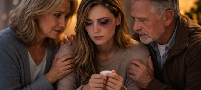 Después de que mi esposo me lastimara, mis padres se marcharon en silencio… pero media hora después regresaron y todo cambió. Después de que mi esposo me lastimara, mis padres se marcharon en silencio… pero media hora después regresaron y todo cambió.