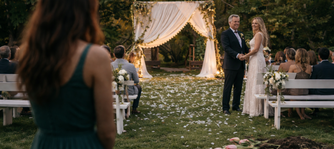 Mi padre se casó días después de la muerte de mi madre… y en la boda descubrí un secreto que lo cambió todo
