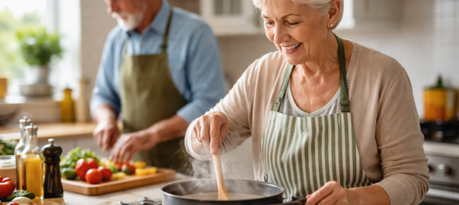 Después de los 65 hay una cosa que deberías dejar de hacer en la cocina.