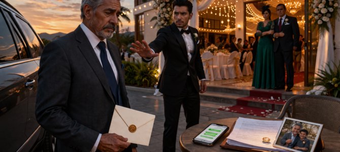 Mi hijo me dejó fuera de su boda con una frase que no esperaba… pero todo cambió cuando le pedí que mirara su celular.