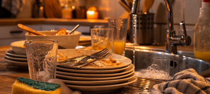 Por qué no deberías dejar que los invitados laven los platos en tu casa