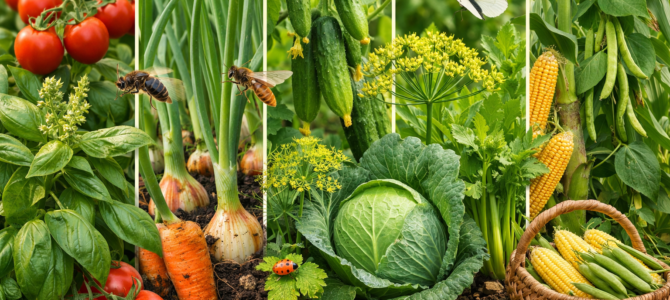 5 combinaciones de vegetales que pueden mejorar el crecimiento en el huerto de forma natural.