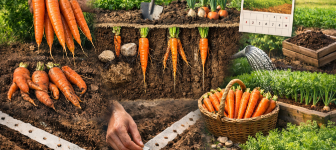 Por qué la zanahoria crece deformada y cómo evitar errores comunes en su cultivo.