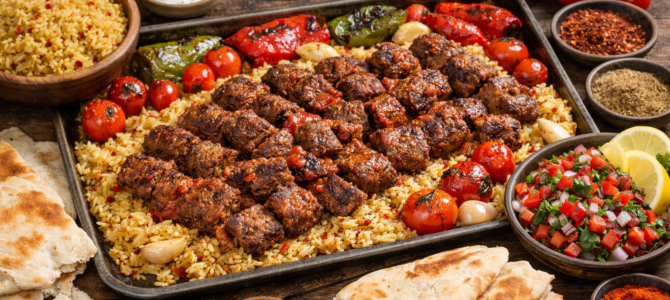 Kebab casero: receta fácil y sabrosa para preparar en casa.