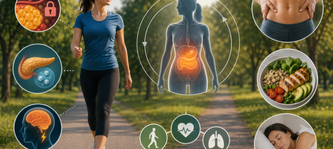Cómo caminar correctamente para favorecer la pérdida de grasa abdominal.