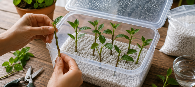Deja de enraizar esquejes en agua: una alternativa práctica para multiplicar tus plantas fácilmente.