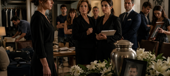 Tras el funeral de mi esposo, su familia quiso quedarse con todo… pero no esperaban lo que descubrí después