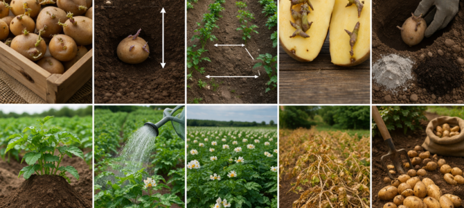 Método efectivo para plantar papas en casa que cada vez más cultivadores están utilizando.