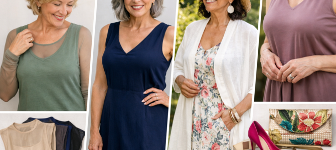 5 consejos para lucir vestidos sin mangas después de los 60 con confianza y estilo. 5 consejos para lucir vestidos sin mangas después de los 60 con confianza y estilo.