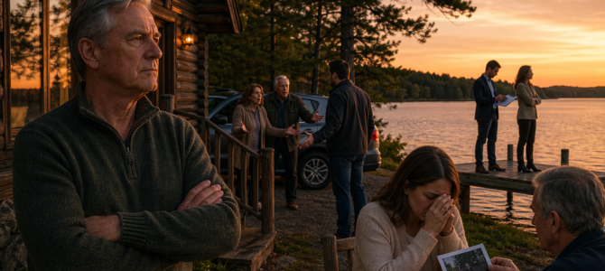 Mi yerno exigió que sus padres se mudaran a mi casa del lago, así que dejé que la cámara hablara | Historia real