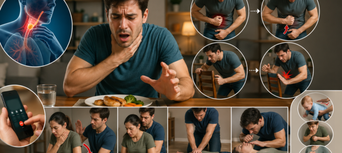 Qué hacer en caso de atragantamiento en los primeros segundos: pasos clave que pueden ayudar.