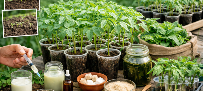Cómo estimular el crecimiento de semilleros de tomate con métodos naturales y sencillos.
