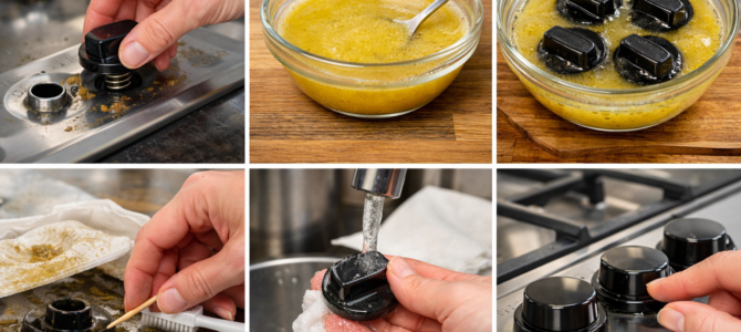 Cómo limpiar los mandos de la cocina en pocos minutos y dejarlos como nuevos.
