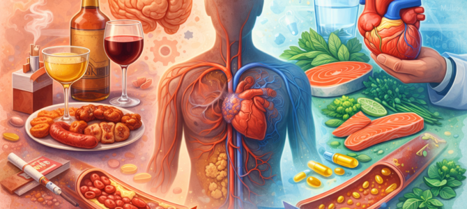 Efectos del alcohol en la salud cardiovascular y recomendaciones médicas para un consumo responsable.