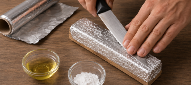 Cómo afilar cuchillos en casa con bicarbonato: método práctico para mejorar el filo. Cómo afilar cuchillos en casa con bicarbonato: método práctico para mejorar el filo.