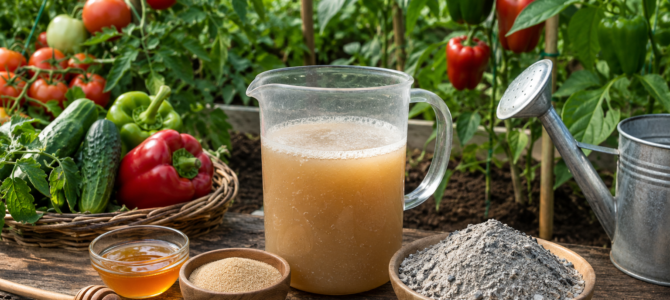 Fertilizante casero para tomates, pepinos y pimientos: cómo estimular un crecimiento fuerte y saludable.