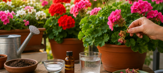 Cómo cuidar los geranios para favorecer una floración abundante y prolongada durante todo el año. Cómo cuidar los geranios para favorecer una floración abundante y prolongada durante todo el año.