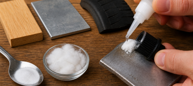 Mezcla algodón y bicarbonato: truco casero para reparaciones rápidas en distintos materiales.