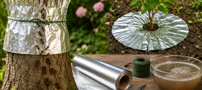 Sin productos químicos: el sencillo truco con papel aluminio que muchos usan para alejar las hormigas