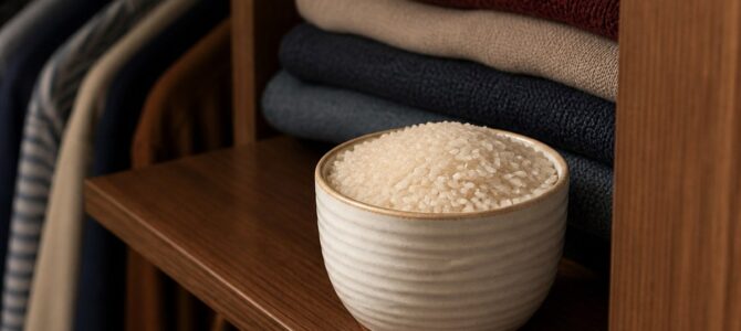 Para qué sirve colocar una taza con arroz dentro del armario Para qué sirve colocar una taza con arroz dentro del armario