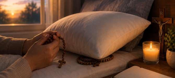 Coloca tu rosario debajo de la cama esta noche: el significado espiritual que muchas personas le atribuyen.