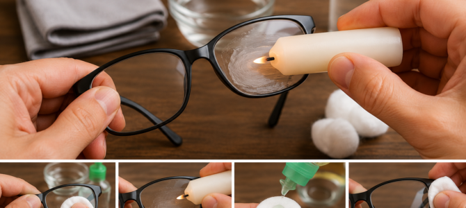 Pasa una vela por los lentes de tus gafas y descubre el truco casero que está sorprendiendo a muchas personas.