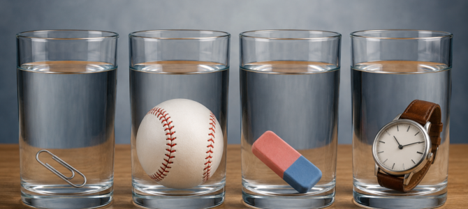 ¿Qué vaso tiene más agua? Tu respuesta podría revelar una curiosa forma de ver la vida.