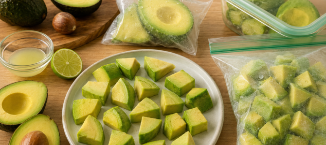 El truco para congelar aguacate y mantener su textura por más tiempo.