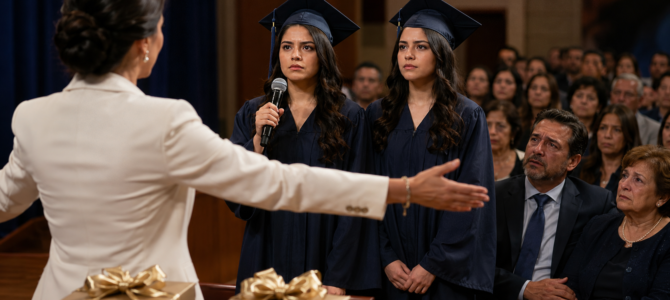 Mi esposa se fue poco después del nacimiento de nuestras hijas gemelas; 18 años más tarde reapareció en su graduación y nadie esperaba lo que ocurrió después.