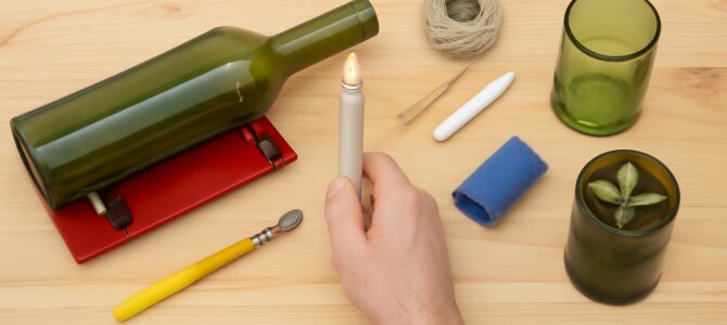 Cómo cortar botellas de vidrio en casa: técnica, herramientas y usos creativos