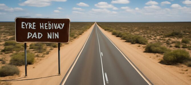 Eyre Highway: la carretera de 240 kilómetros sin curvas que atraviesa el desierto australiano