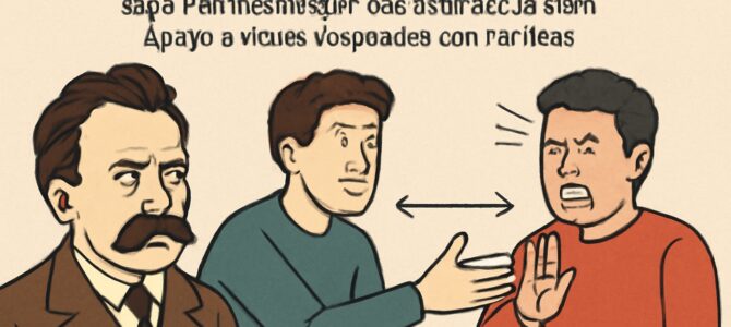La paradoja de la ayuda según Nietzsche: por qué quienes reciben apoyo a veces responden con rechazo