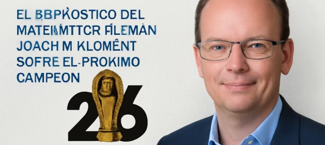 Mundial 2026: el pronóstico del matemático alemán Joachim Klement sobre el próximo campeón