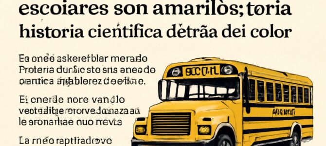 Por qué los autobuses escolares son amarillos: la historia científica detrás del color Por qué los autobuses escolares son amarillos: la historia científica detrás del color