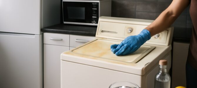 Cómo eliminar el amarillento de los electrodomésticos blancos con una receta casera de 4 ingredientes