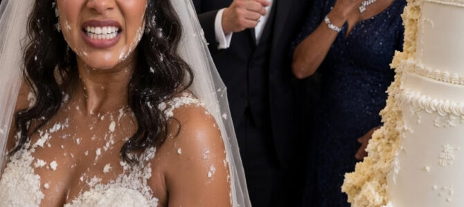 Mi esposo me estrelló la cara contra el pastel de bodas frente a 180 invitados y terminé el matrimonio esa misma noche
