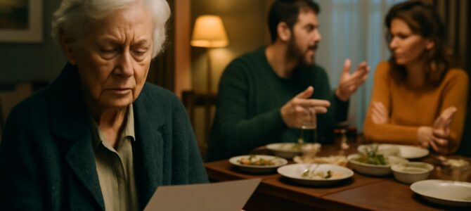 La historia de una abuela que decidió cambiar su testamento tras ser humillada en una cena familiar