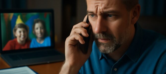 Un padre descubre el fraude de sus hijos tras una llamada de cumpleaños y decide protegerse legalmente