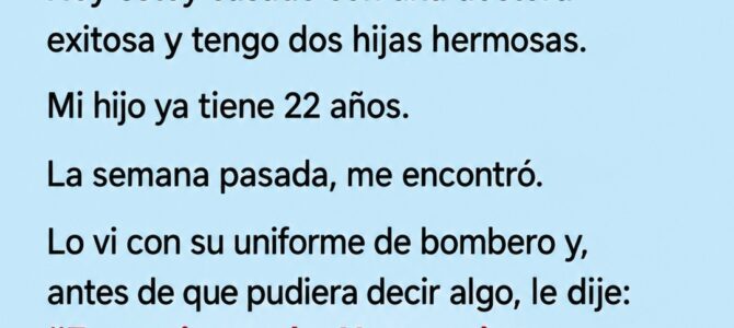 Abandoné a mi hijo, pero él regresó cuando más lo necesitaba