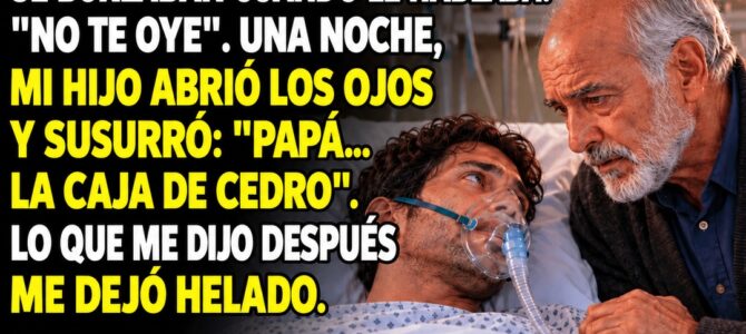 Decían que mi hijo en coma no me oía; una noche abrió los ojos y me susurró dónde estaba la prueba