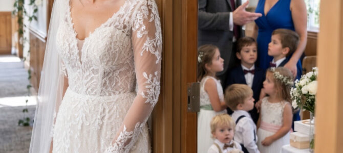 Diez minutos antes de mi boda escuché lo que mi prometido planeaba para mí después del «sí»