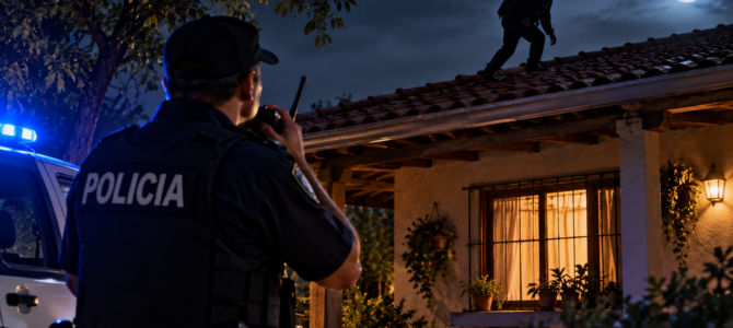 Llamé a la policía porque alguien caminaba sobre el techo de mi casa a las 2 de la madrugada. Pero lo que me dijo el operador me dejó helada.