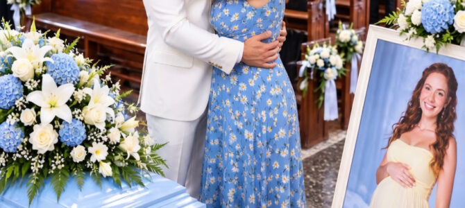 Llegó al funeral de su esposa embarazada con su amante, y entonces el abogado de ella reveló un secreto que dejó en silencio a toda la iglesia