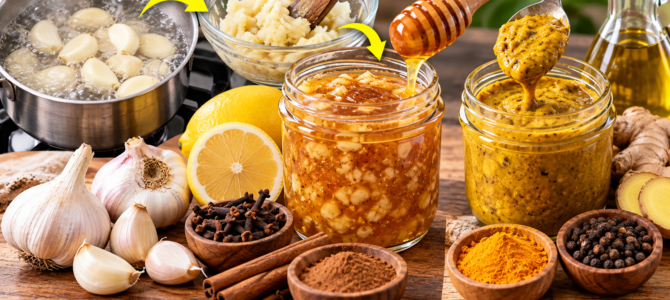 Hierve ajo durante 5 minutos y descubre cómo preparar estas dos mezclas caseras con ingredientes naturales