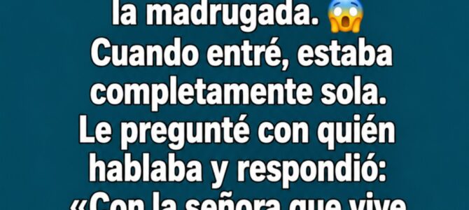 Mi hija de seis años hablaba con alguien en su habitación a las 3 de la madrugada: lo que apareció en la grabación me heló la sangre Mi hija de seis años hablaba con alguien en su habitación a las 3 de la madrugada: lo que apareció en la grabación me heló la sangre