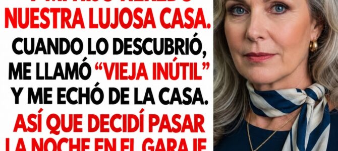 Mi marido me dejó un garaje viejo y mi hijo se quedó con todo, pero lo que encontré dentro lo cambió todo