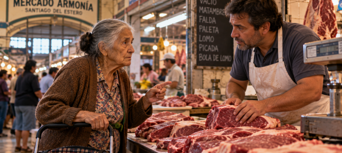 El misterio de la abuela santiagueña que compraba 60 kilos de carne todos los días en el Mercado Armonía: nadie imaginaba lo que escondía en un viejo galpón