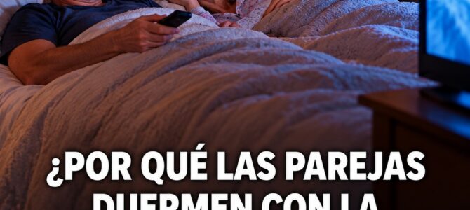 ¿Por qué las parejas duermen con la televisión encendida a partir de los 50 años?