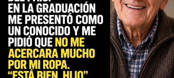 Vendió el campo de toda su vida para pagar la universidad de su nieto, y en la graduación lo presentó como un vecino