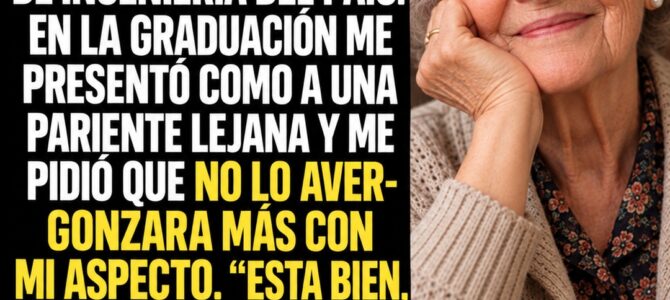 Vendió su casa para que su nieto estudiara ingeniería y él se avergonzó de ella el día de su graduación
